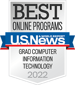 Best Online Graduate Information Technology Program in the Nation by U.S. News & World Report